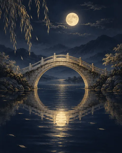 Bridge Eastern Wisdom Card illustration